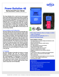 Thumbnail of document Data Sheet - SPB48 Power Battalion